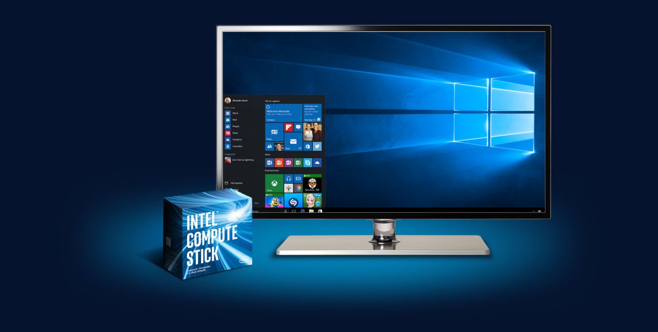 Intel Compute Stick m3-6Y30/4GB/64/W10 - Nettopy/Mini-PC
